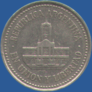 25 сентаво Аргентины 1994 года
