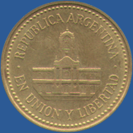 25 сентаво Аргентины 2009 года
